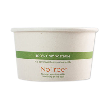 World Centric® No Tree Paper Bowls, 8 Oz, 3.4" Diameter X 2.3"h, Natural, 1,000-carton freeshipping - TVN Wholesale